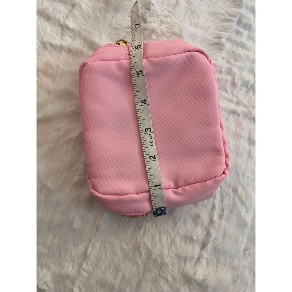 Light Pink Small Nylon Pouch - Picture 6 of 7